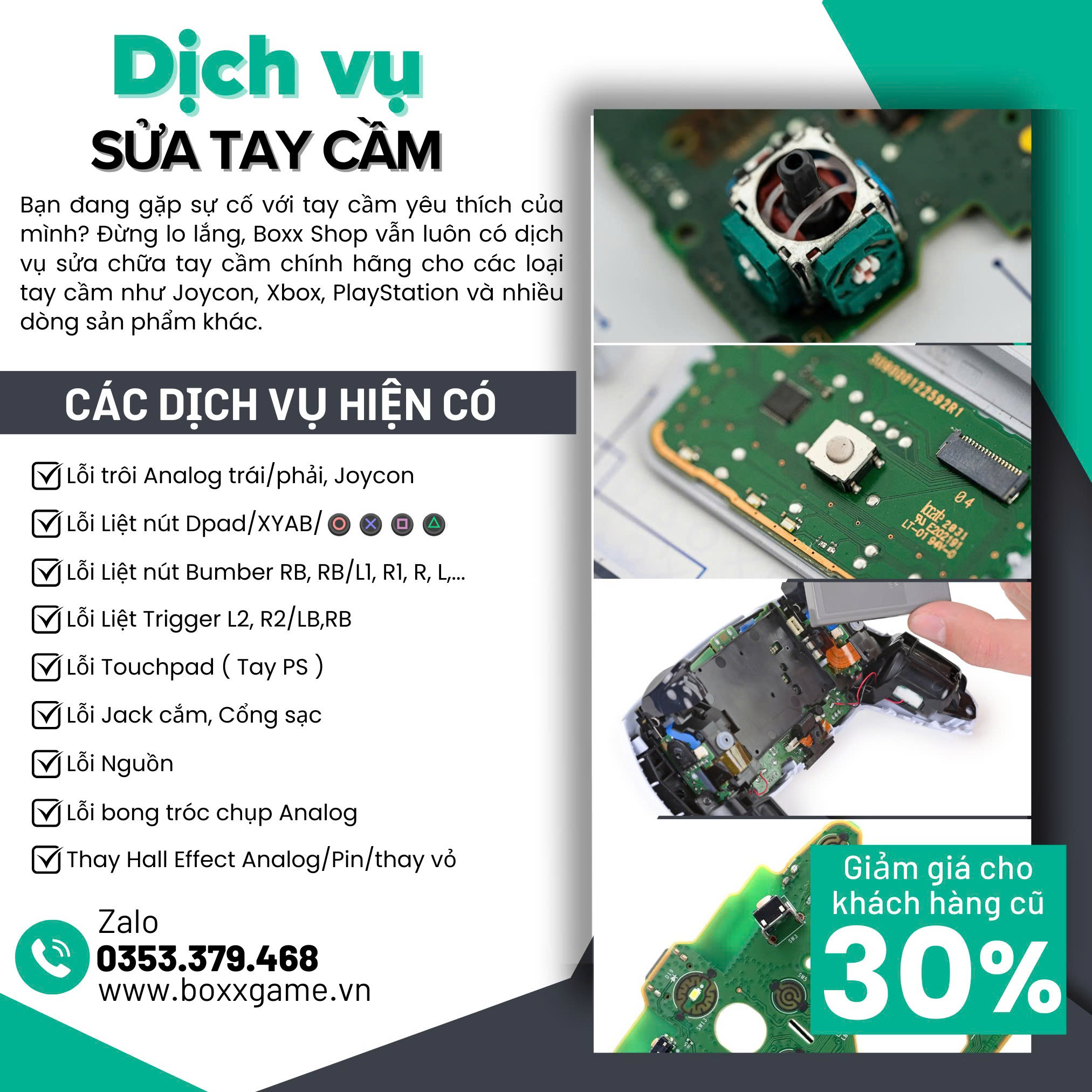 Thay Cần Analog TMR: Giải Pháp Chống Trôi Vĩnh Viễn & Nâng Cấp Trải Nghiệm Tay Cầm