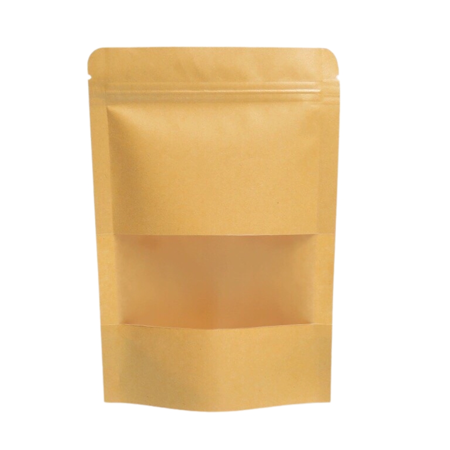 WHAT'S INSIDE A KRAFT ZIPPER BAG WITH A SMALL WINDOW - STRUCTURE AND PRODUCTION PROCESS
