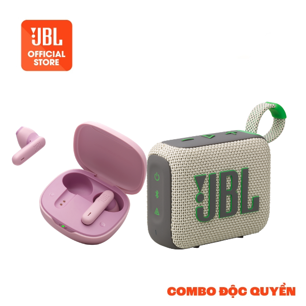 [COMBO ĐỘC QUYỀN ONLINE] COMBO TAI NGHE BLUETOOTH JBL WAVE FLEX 2 & LOA BLUETOOTH GO 4