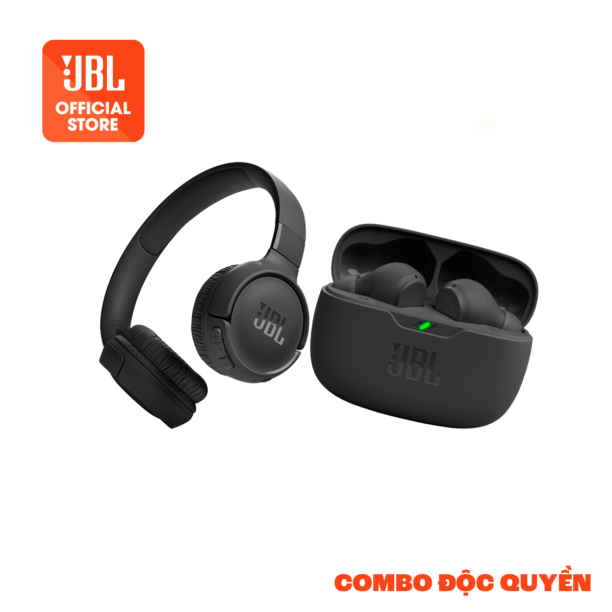 [COMBO ĐỘC QUYỀN 4] TAI NGHE BLUETOOTH JBL WAVE BEAM & TAI NGHE CHỤP TAI TUNE 520BT