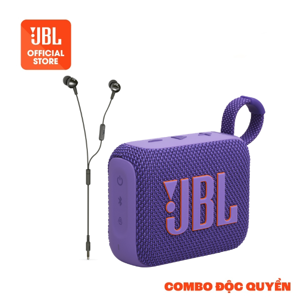 [COMBO ĐỘC QUYỀN ONLINE] COMBO LOA BLUETOOTH GO 4 & TAI NGHE DÂY JBL C200SIU