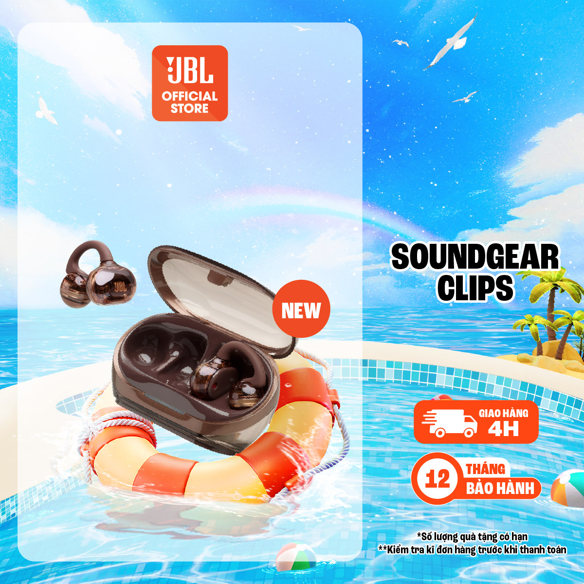 Tai nghe JBL Soundgear Clips