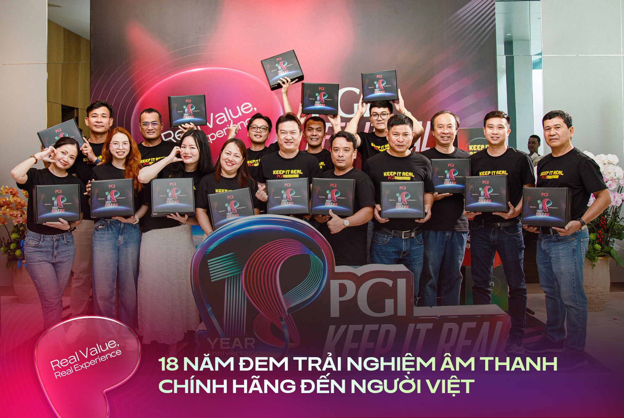 PGI - 18 NĂM ĐEM TRẢI NGHIỆM ÂM THANH CHÍNH HÃNG ĐẾN NGƯỜI VIỆT