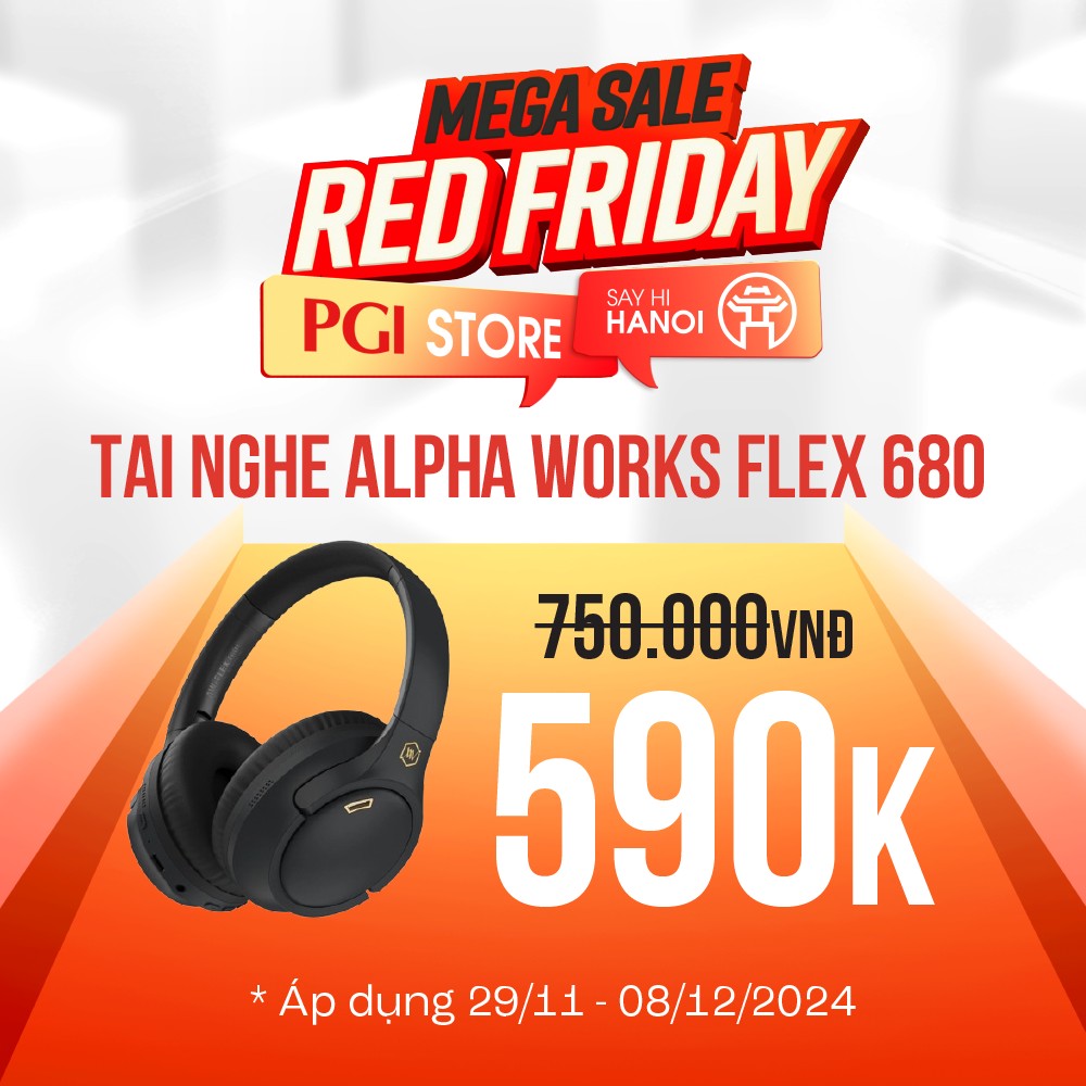 MEGA SALE RED FRIDAY 2024 - TUẦN LỄ SĂN DEAL LỚN NHẤT NĂM TỪ CÁC THƯƠNG HIỆU ÂM THANH HÀNG ĐẦU  TẠI PGI STORE HÀ NỘI
