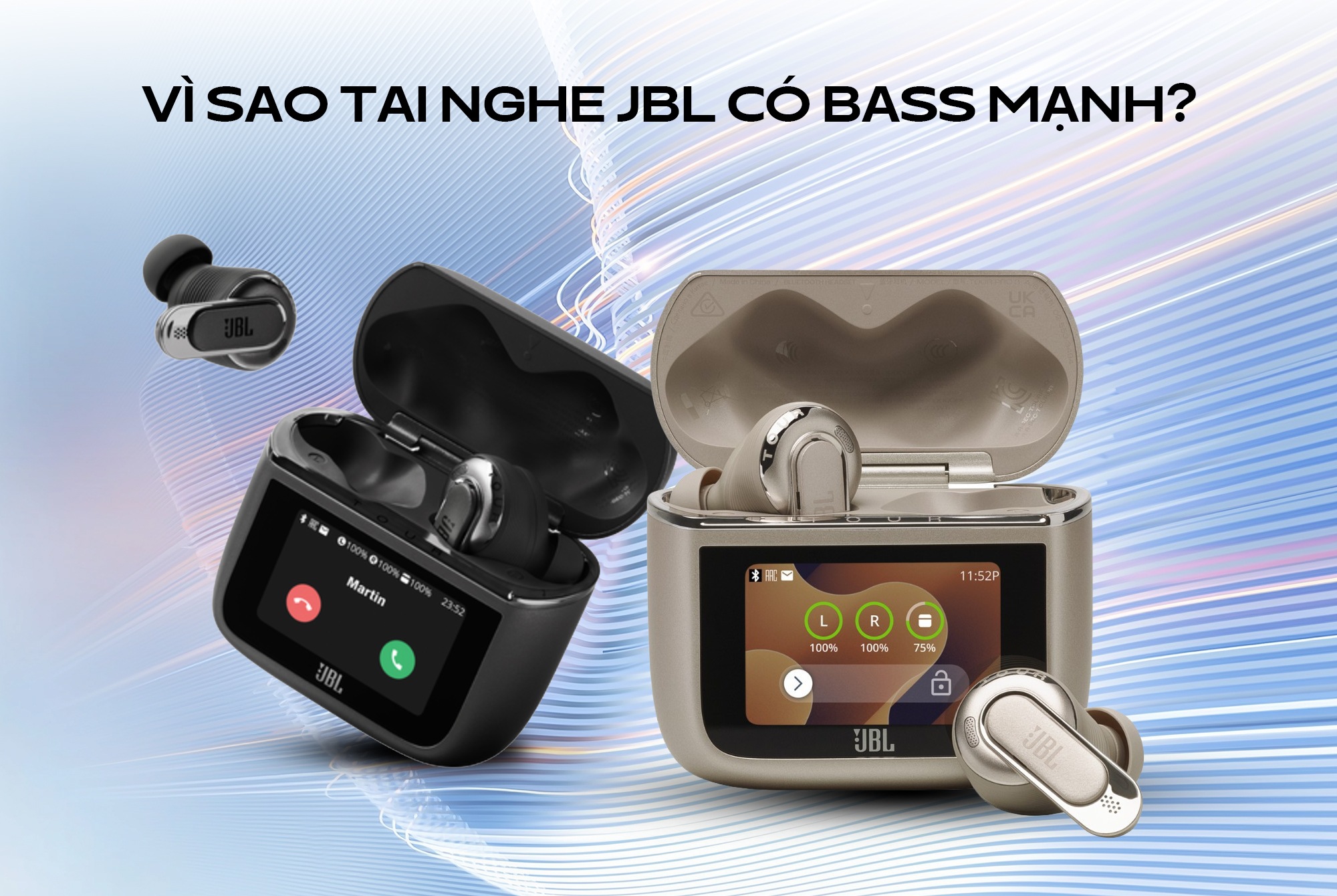 Vì sao tai nghe JBL có bass mạnh? Giải thích công nghệ âm thanh đặc trưng của JBL