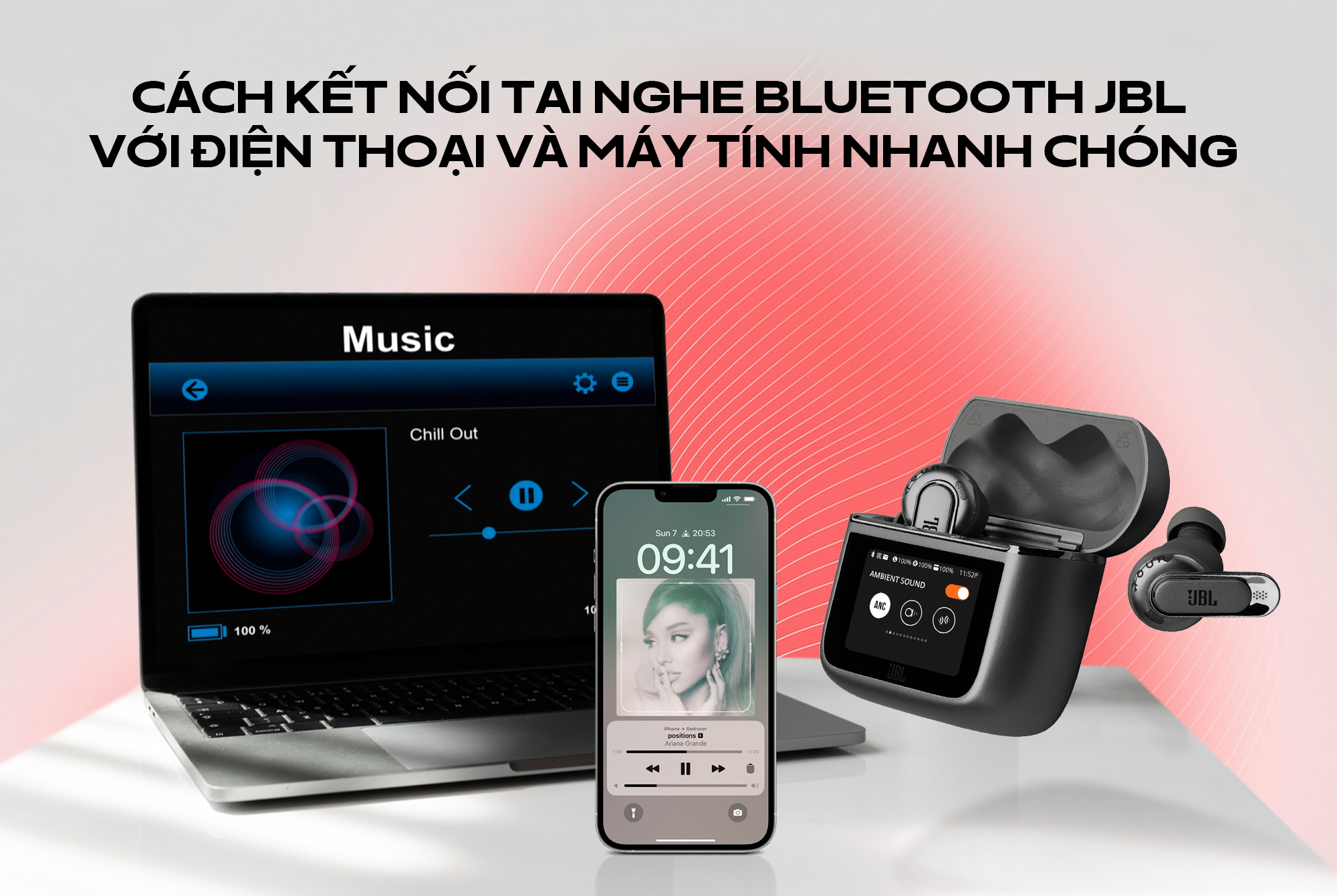 Cách kết nối tai nghe bluetooth JBL với điện thoại và máy tính nhanh chóng