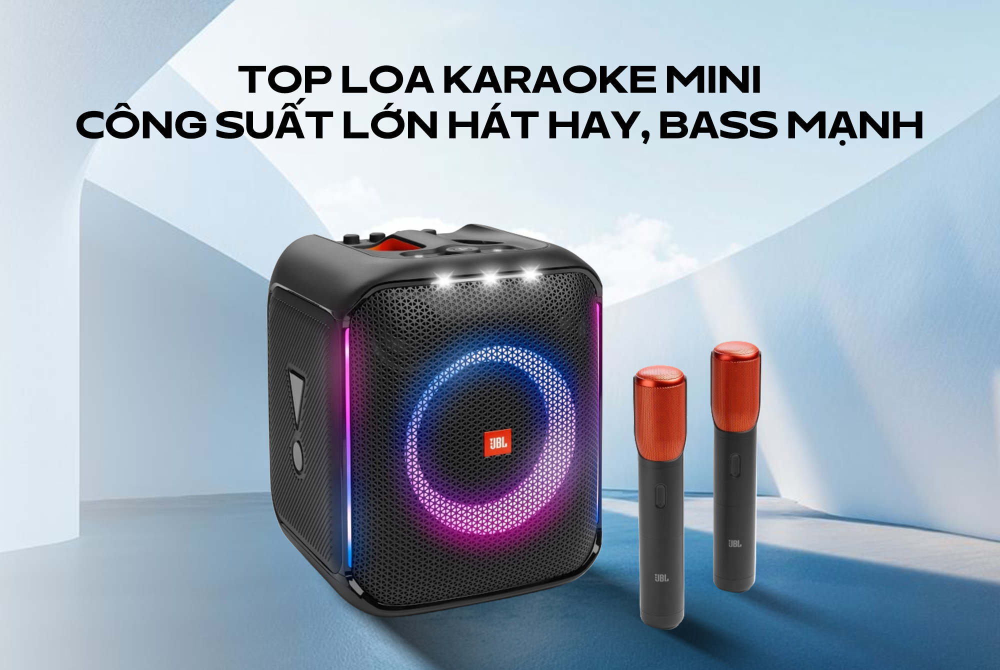 Top loa karaoke mini công suất lớn hát hay, bass mạnh trải nghiệm thực tế tại PGI