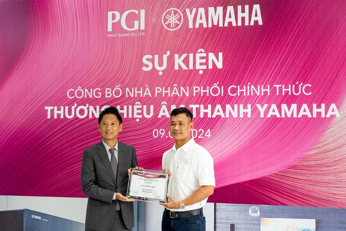 PHÚC GIANG PGI CHÍNH THỨC TRỞ THÀNH NHÀ PHÂN PHỐI YAMAHA HOME AUDIO SOLUTIONS