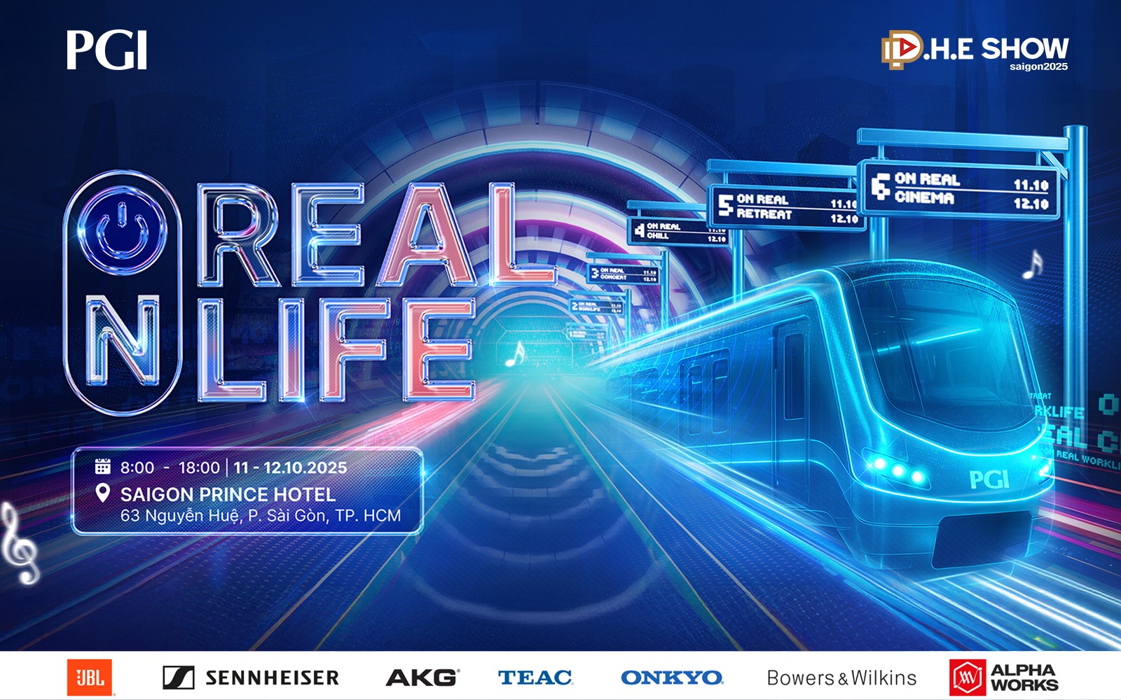Khám phá hành trình ON REAL LIFE của PGI tại P.H.E SHOW 2025