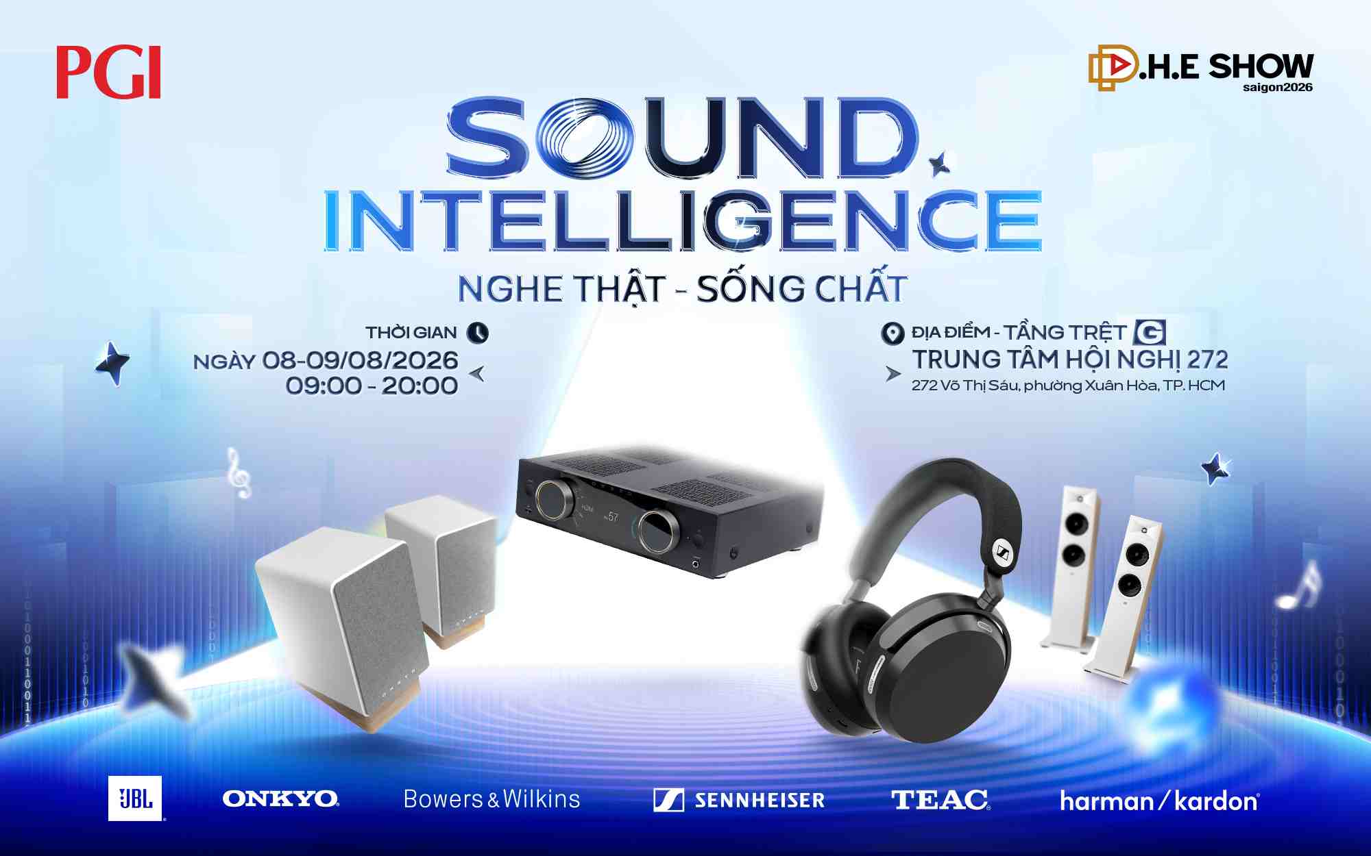 PGI GIỚI THIỆU SOUND INTELLIGENCE: ĐÓN ĐẦU KỶ NGUYÊN MỚI CHO NGÀNH AV TẠI P.H.E SHOW 2026