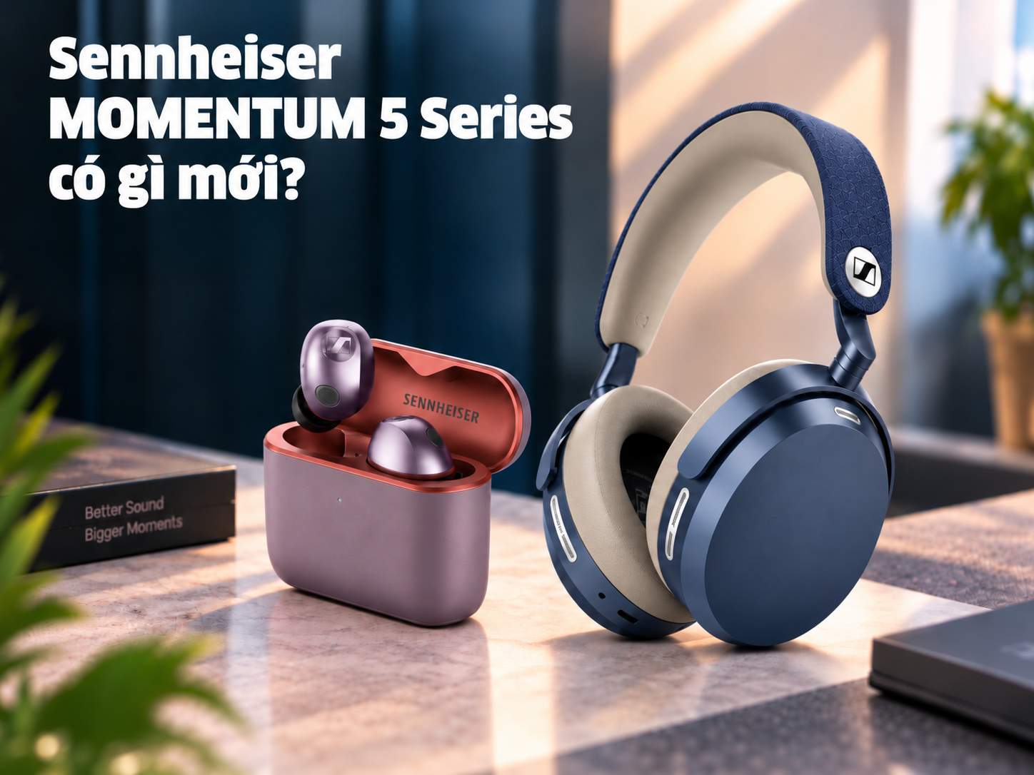 Sennheiser MOMENTUM 5 Series có gì mới? Khám phá hai mẫu tai nghe vừa ra mắt