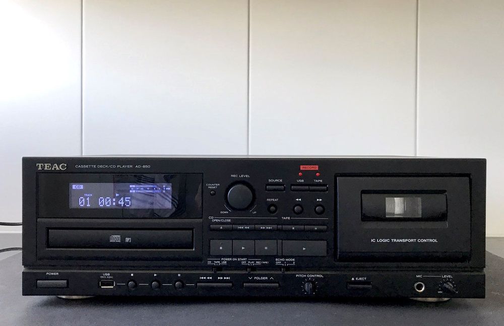 TEAC AD-850-SE CD & Cassette-player with USB