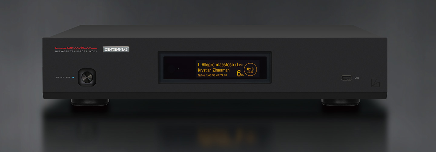 Nguồn Phát Nhạc Số LUXMAN NT-07 Black Edition CENTENNIAL