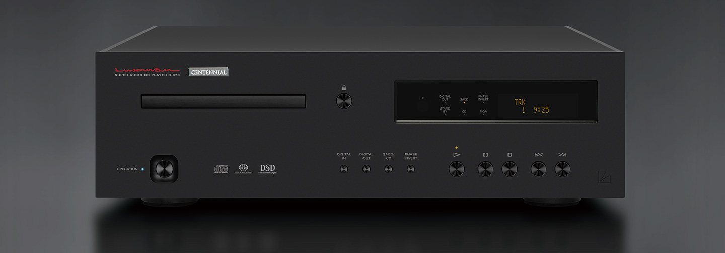 Đầu CD LUXMAN D-07X Black Edition Centennial