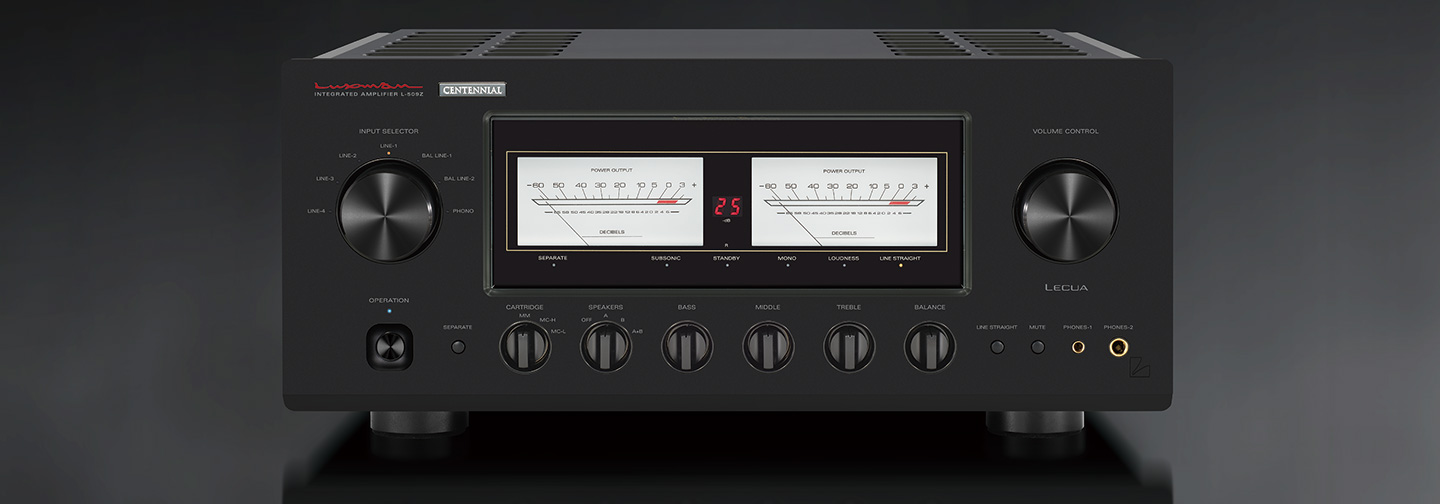 Amply tích hợp LUXMAN L-509Z Black Edition CENTENNIAL