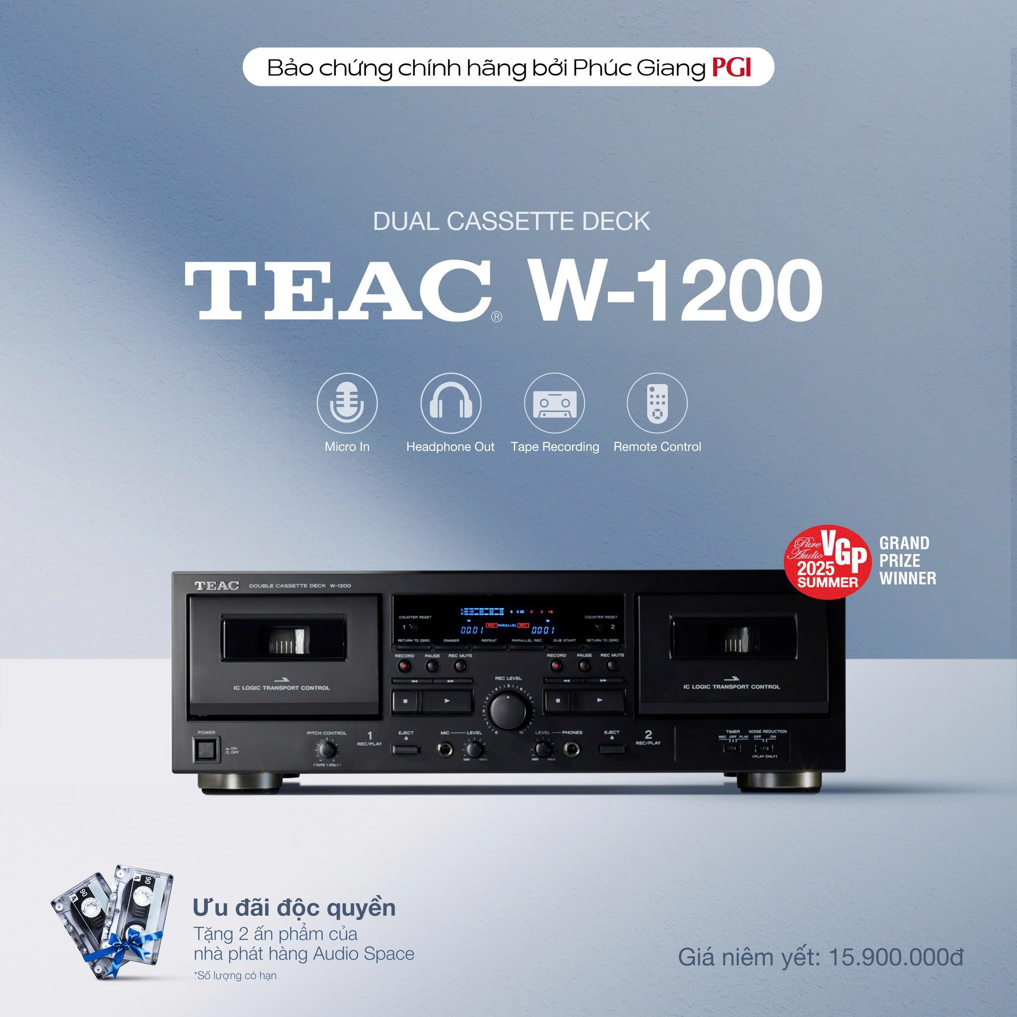 Cassette Player TEAC W-1200