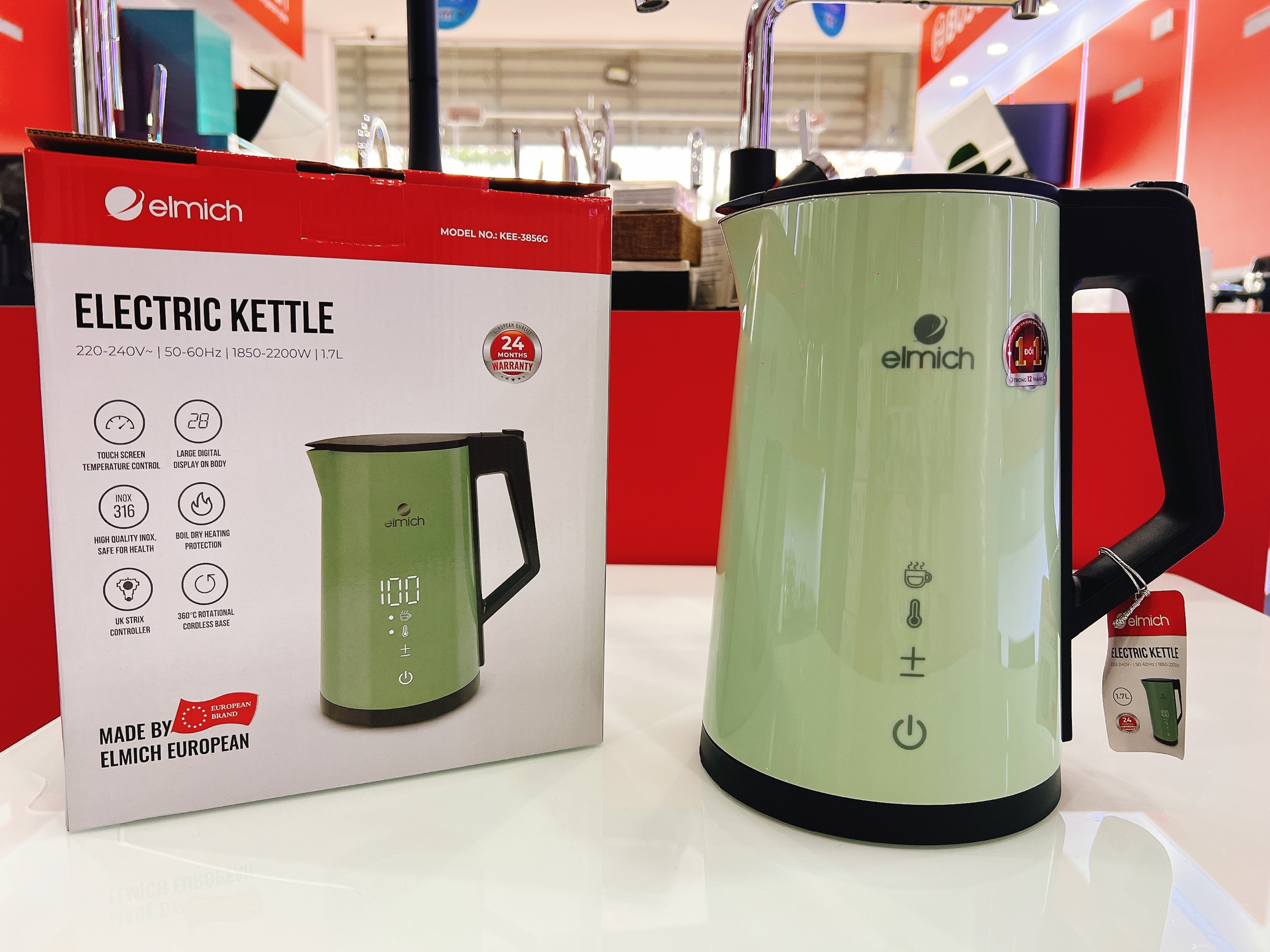 Ấm đun siêu tốc Elmich 1,7L KEE-3856