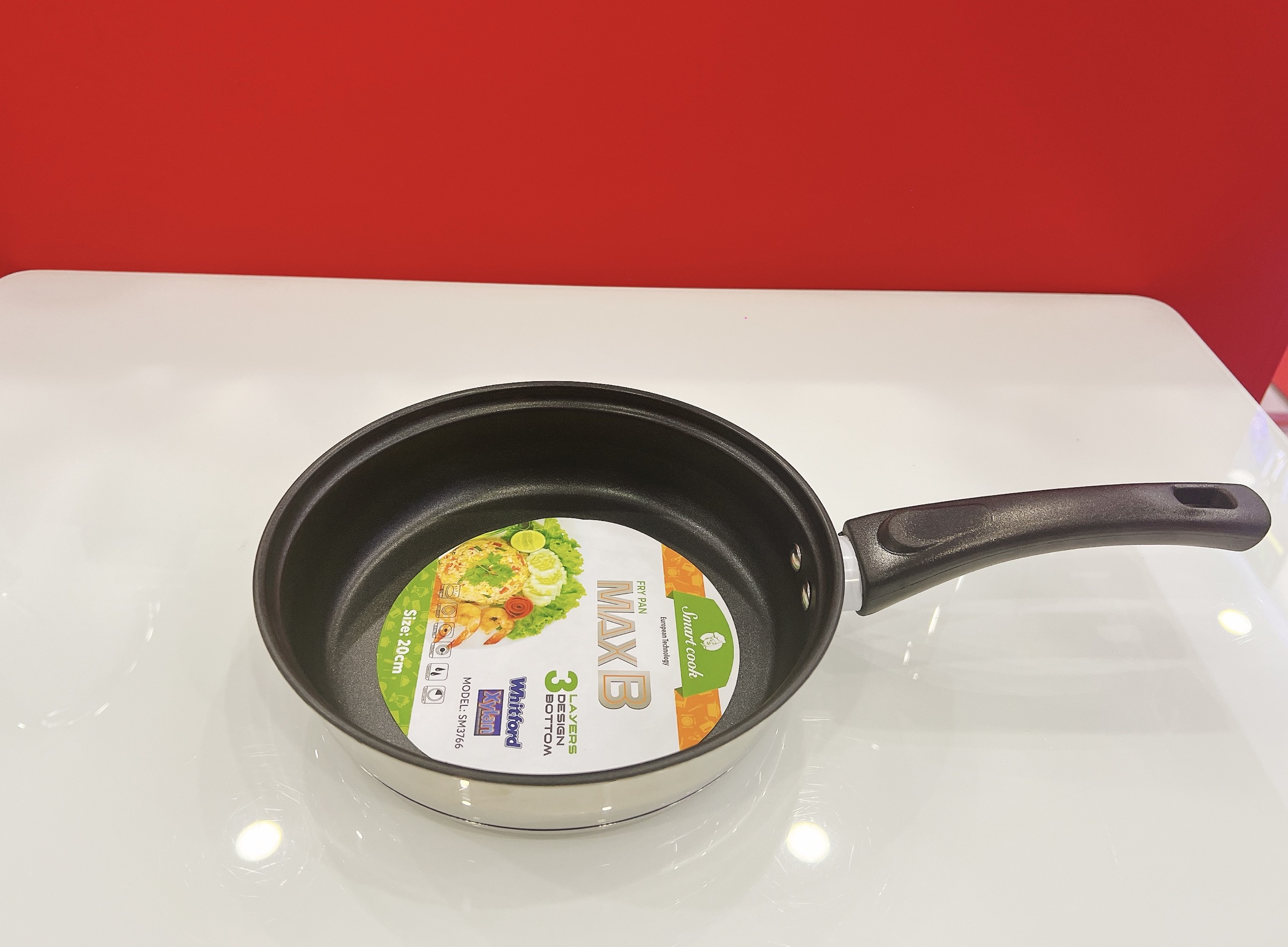 Chảo Elmich Inox Chống Dính 3 Đáy Max B SM3767 Size 24cm