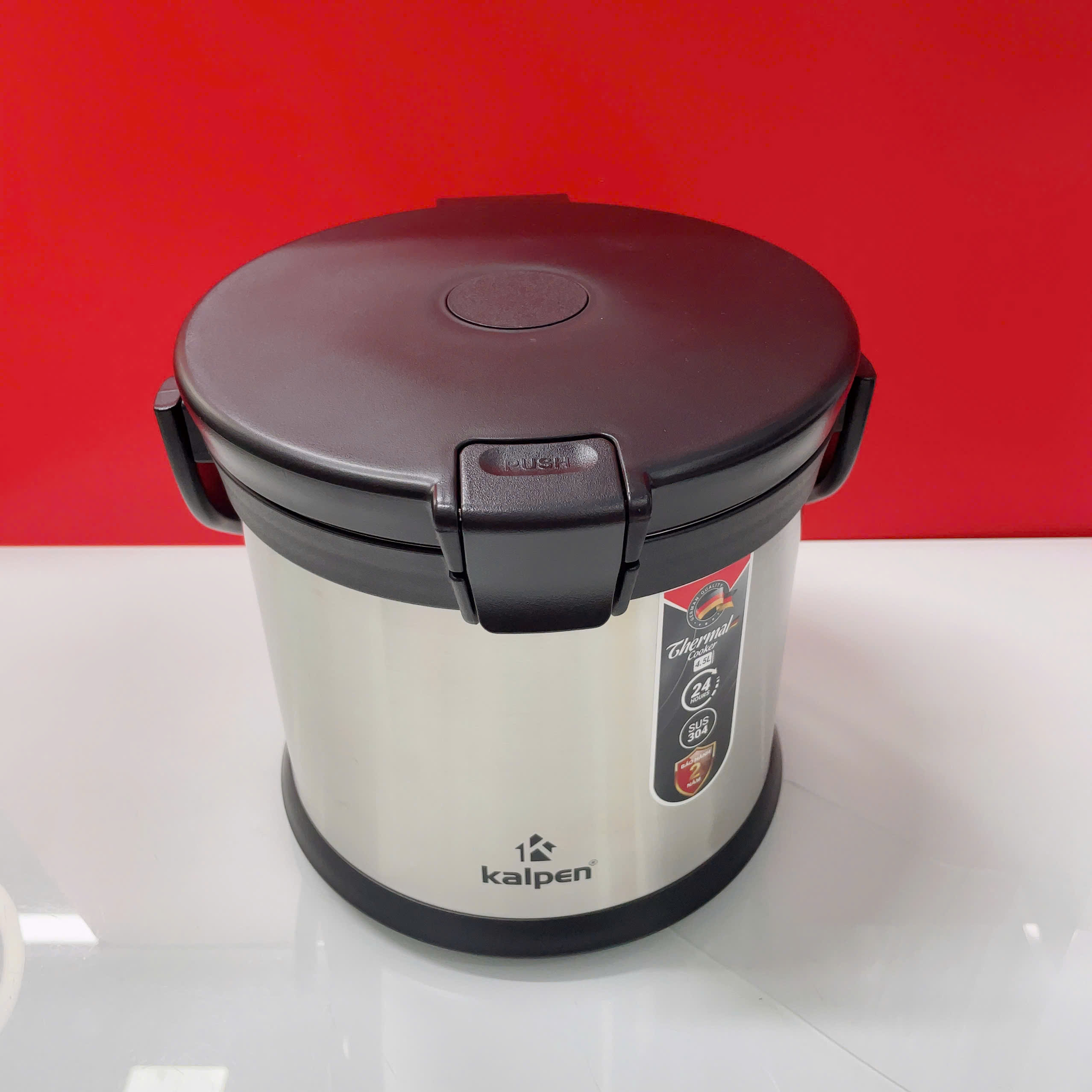 Nồi ủ chân không Inox 304 Kalpen E13 6L