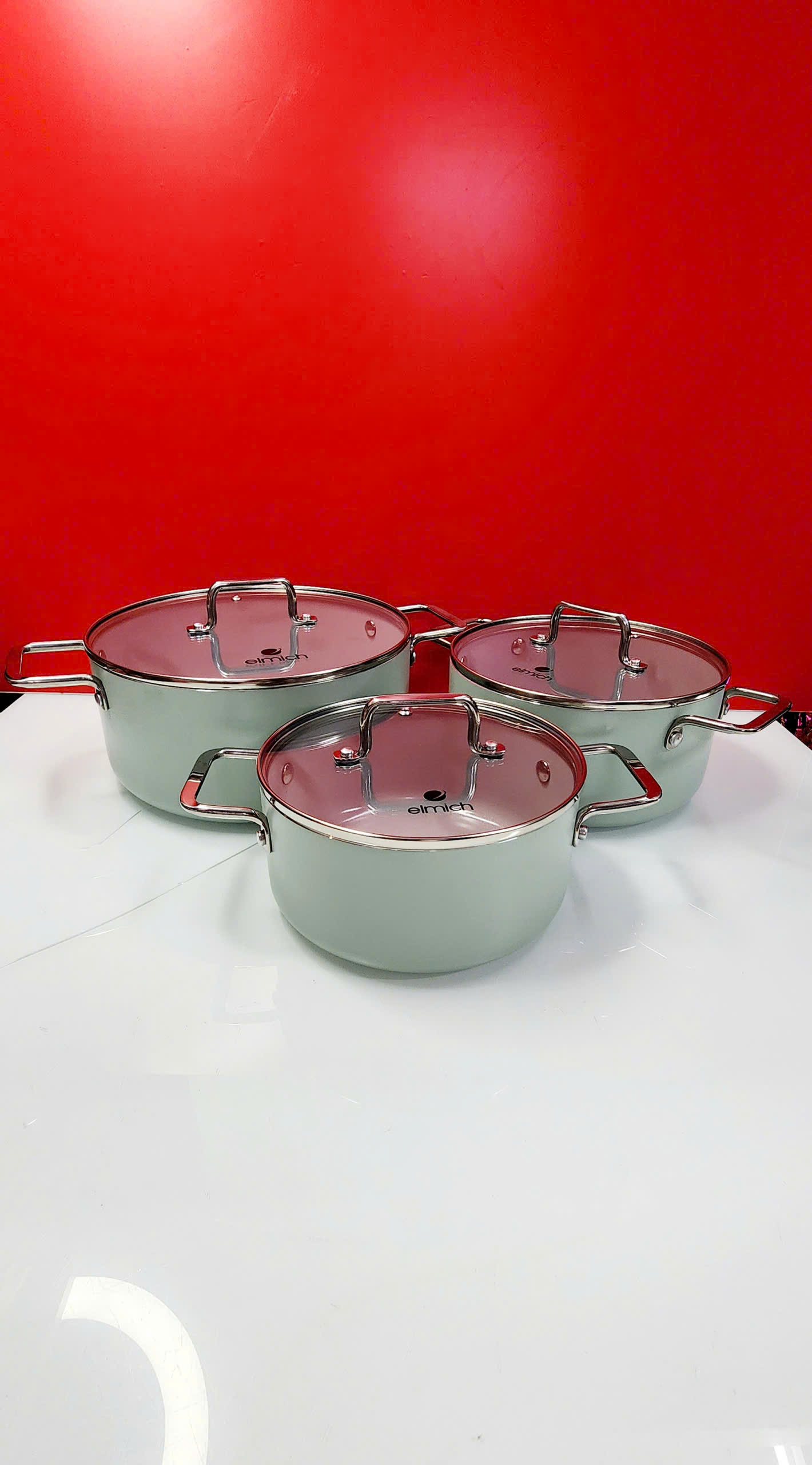 Bộ nồi chống dính Ceramic Elmich EL5241SK01 Size 18,20,24cm