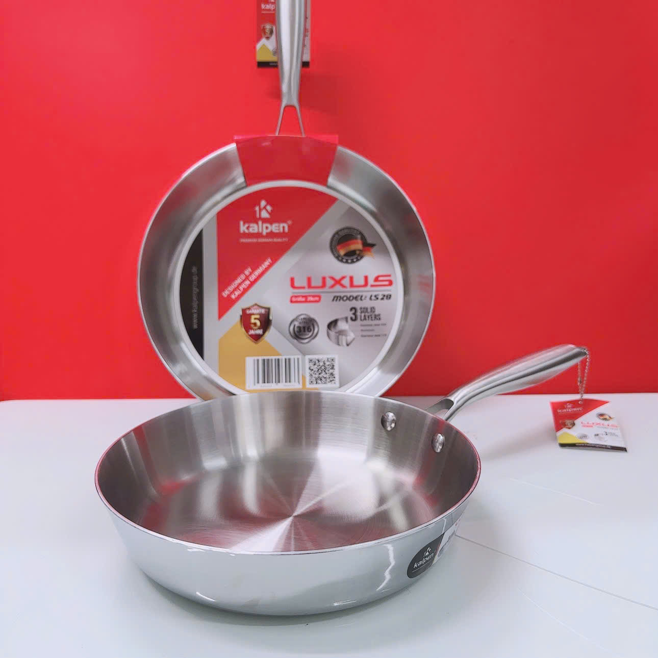 Chảo Inox 304 liền khối Kalpen Luxus
