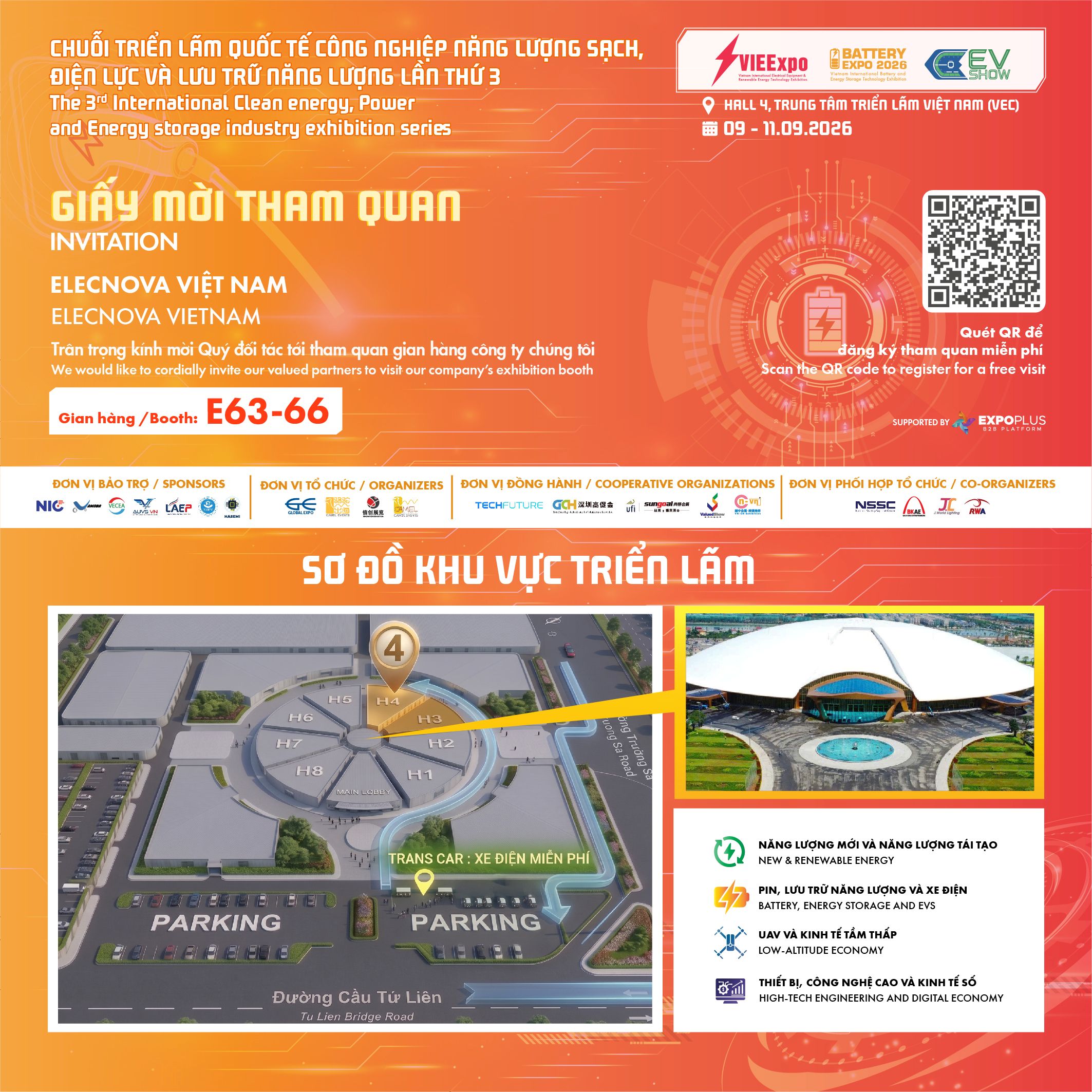 Elecnova Việt Nam Trân Trọng Kính Mời Quý Đối Tác Tham Quan Gian Hàng Tại Triển Lãm Quốc Tế VIEExpo 2026