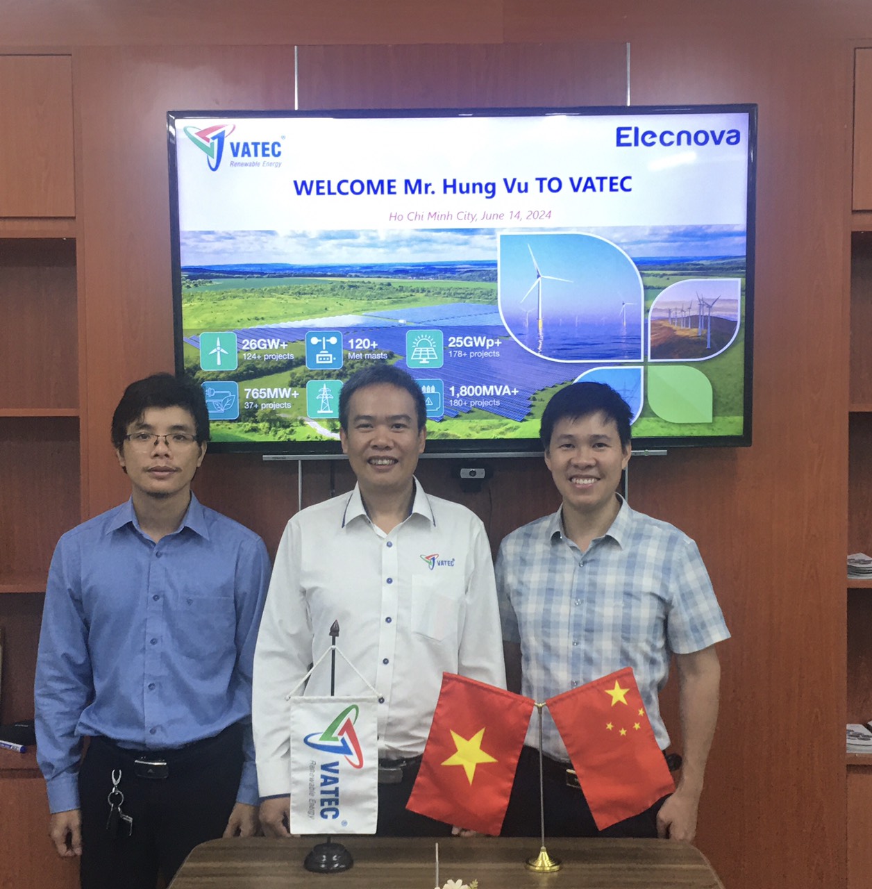Elecnova Việt Nam thăm và làm việc cùng VATEC