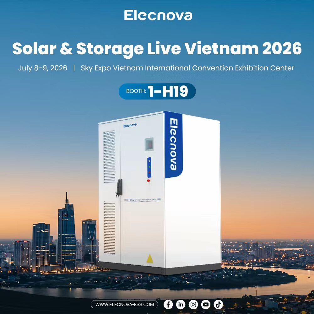 Thư Mời Tham Quan Gian Hàng Elecnova Tại Triển Lãm Solar & Storage Live Vietnam 2026