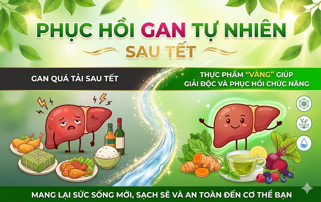 Phục Hồi Gan Tự Nhiên Sau Tết