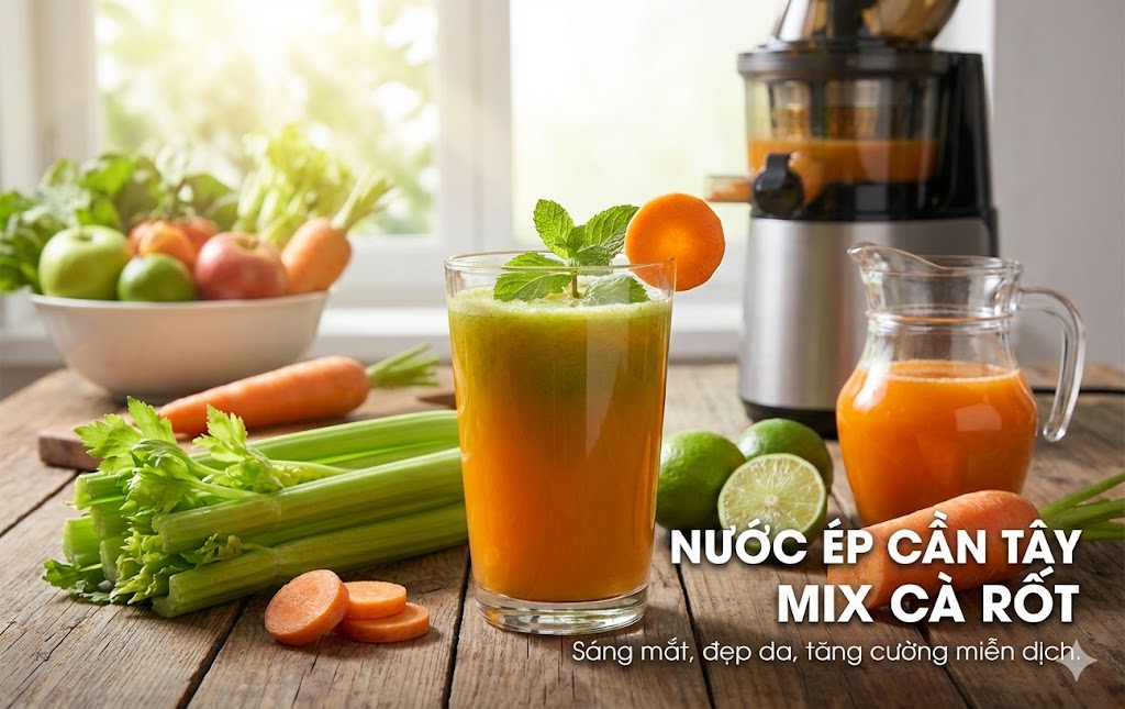 Cần tây cà rốt