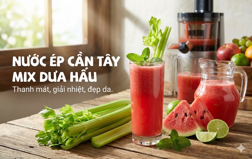 Cần tây dưa hấu