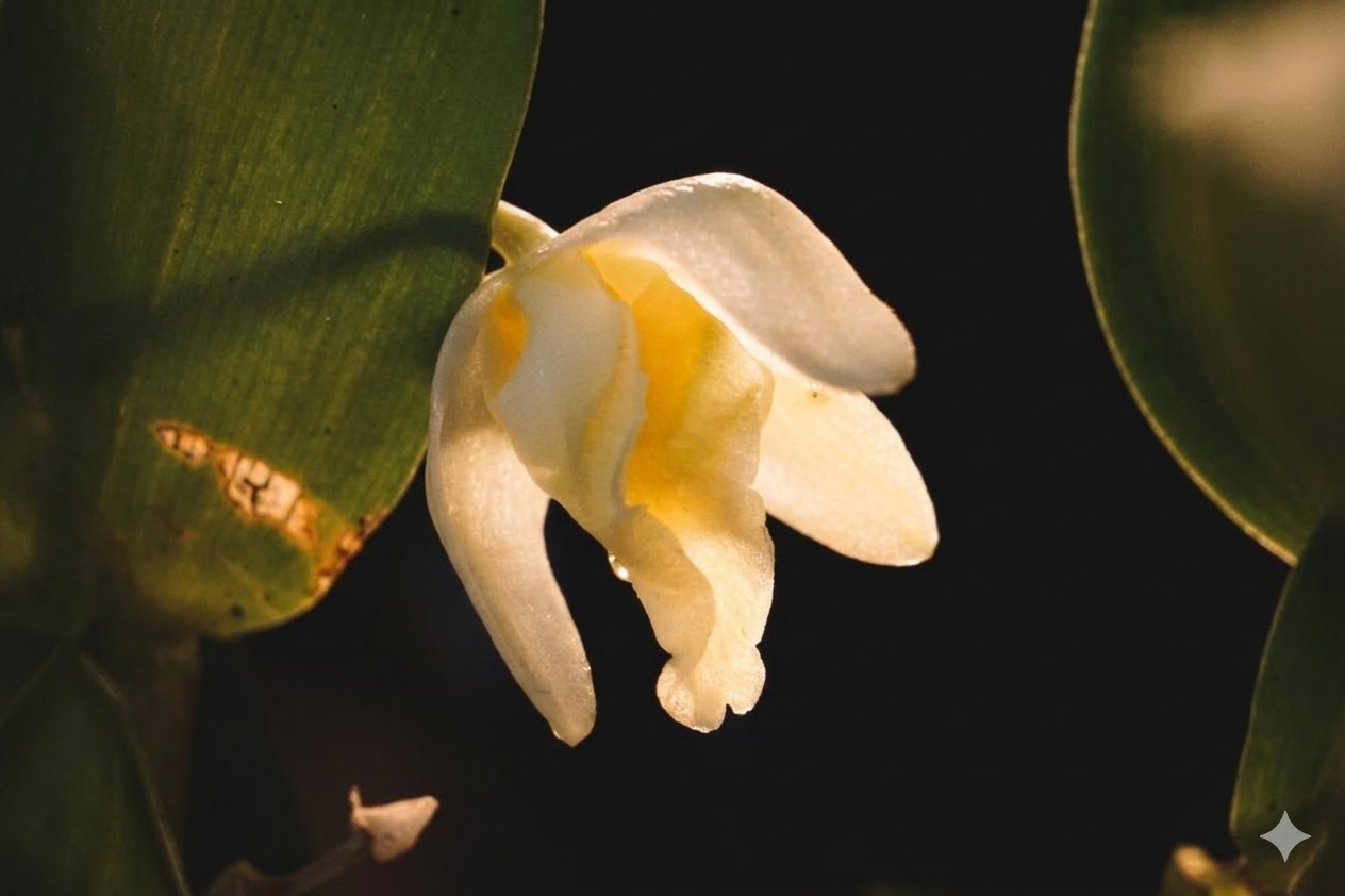 Nụ hoa bừng sáng trong bóng tối