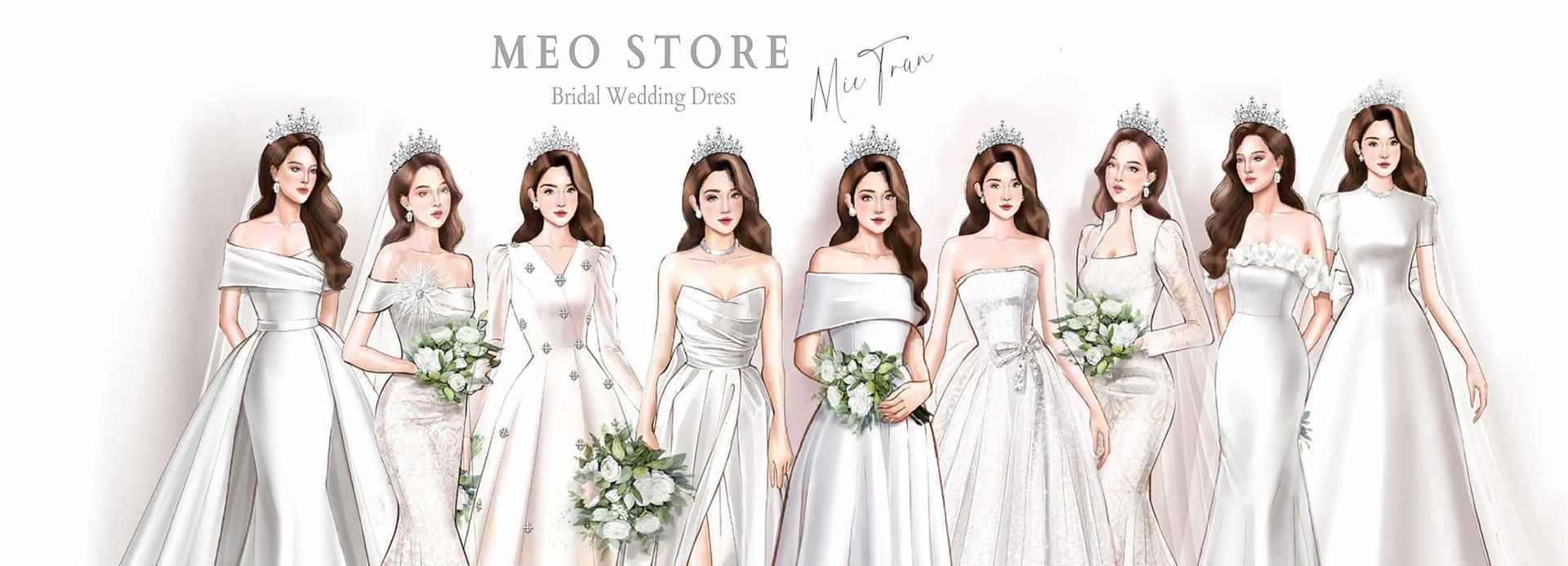 Meo Store  Chuyên váy cưới đi bàn