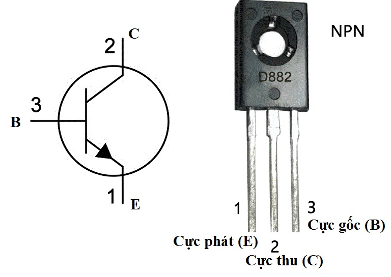 Db Transistor Transistor D882 TO-126 30V 3A NPN ( loại tốt ) Linh Kiện 1993