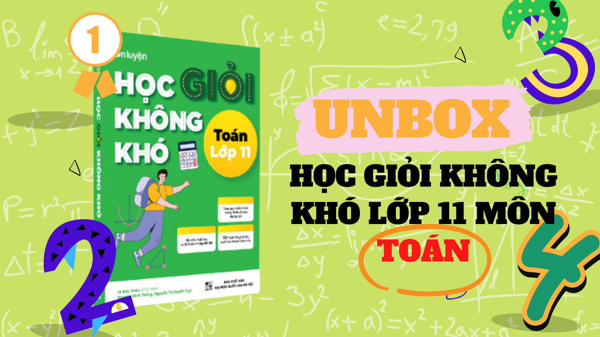 UNBOX SÁCH HỌC GIỎI KHÔNG KHÓ LỚP 11 MÔN TOÁN.