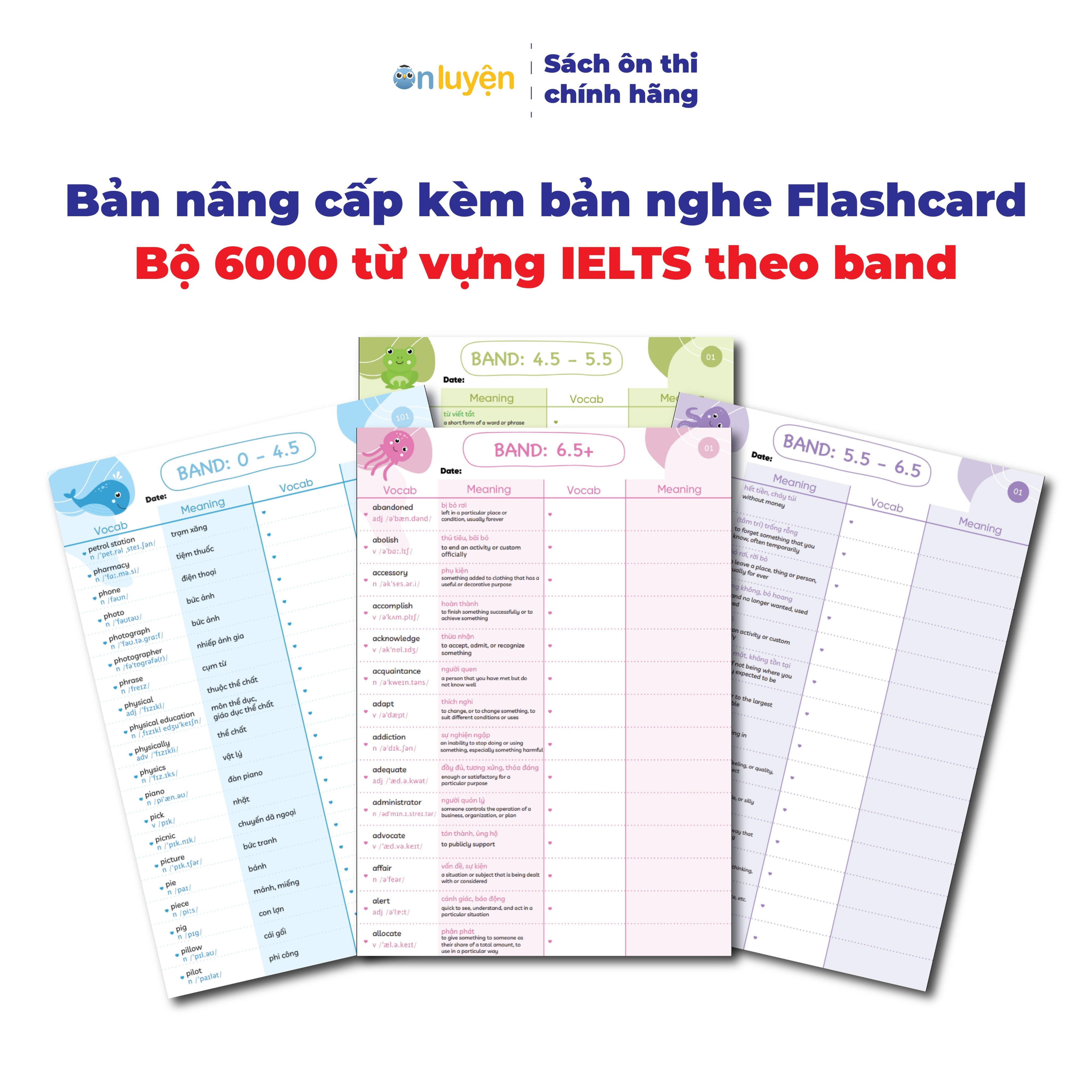 BỘ 6000 TỪ VỰNG IELTS VỚI HÌNH ẢNH MINH HỌA TRỰC QUAN SINH ĐỘNG
