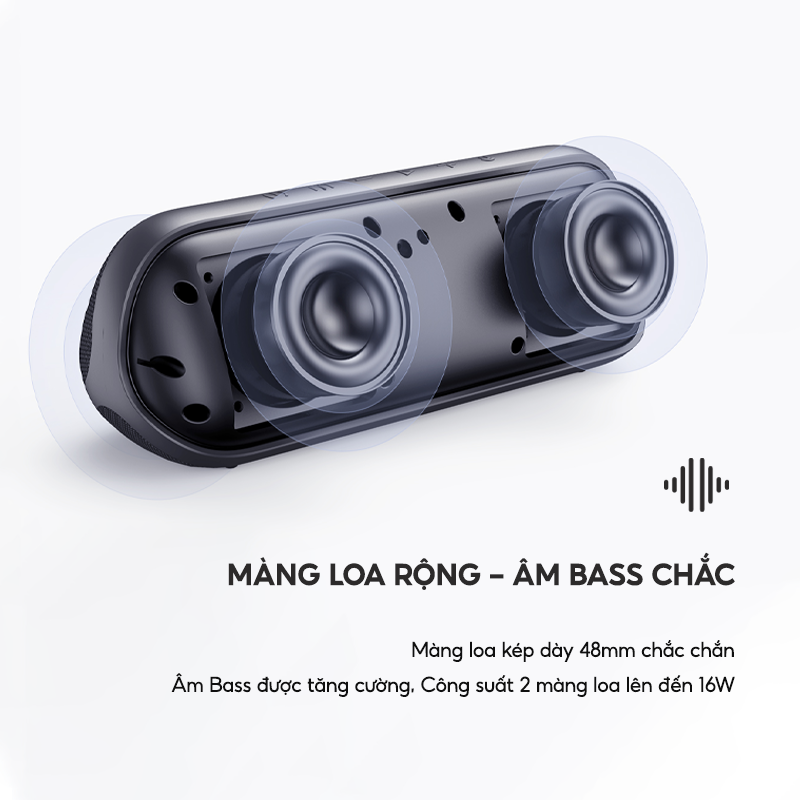 Loa Bluetooth HAVIT M69 Công Suất 2x8W, BT 5.0, Màng Loa 48mm, Kháng IPX7, Nghe Đến 25H - Chính Hãng BH 12 Tháng Dizigear