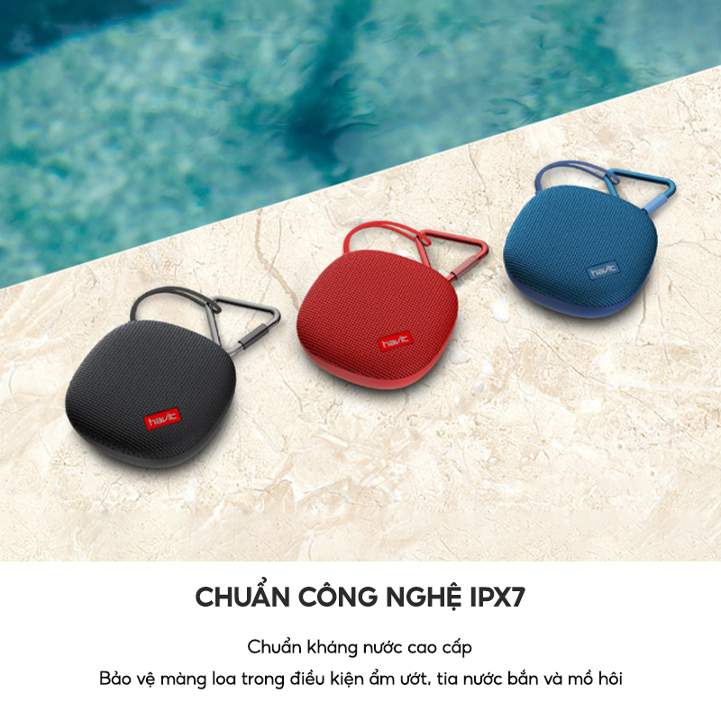 Loa Bluetooth HAVIT M65 Thiết Kế Nhỏ Gọn, Chuẩn IPX7, Công Suất 5W, Nghe Đến 15H - Chính Hãng BH 12 Tháng Dizigear