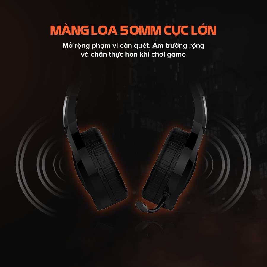 Tai Nghe Gaming Headphone HAVIT H2232D - Hàng Chính Hãng