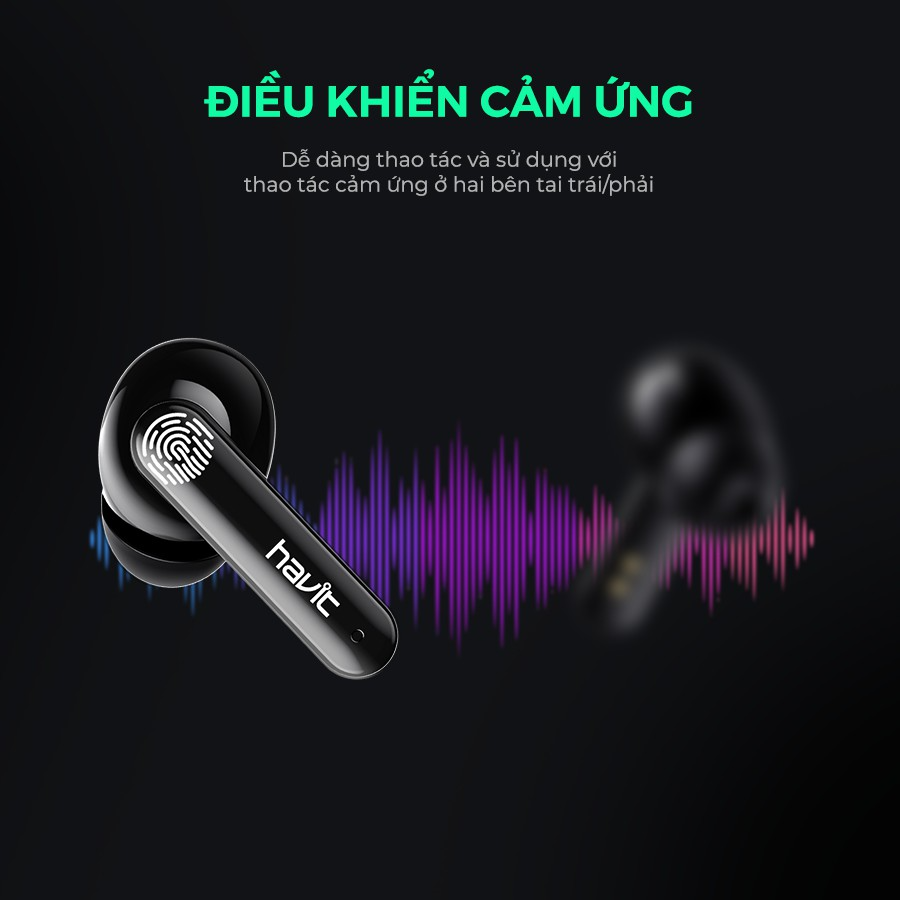 Tai Nghe Gaming True Wireless HAVIT TW938 - Hàng Chính Hãng