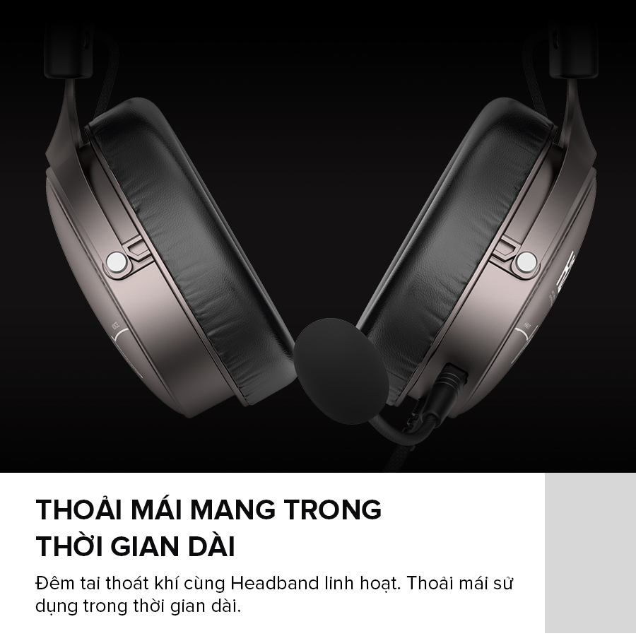 Tai Nghe Gaming Headphone HAVIT H2010D, Driver 50mm, Thiết Kế Khung Thép, Mic Khử Ồn  - Chính Hãng BH 12 Tháng Dizigear