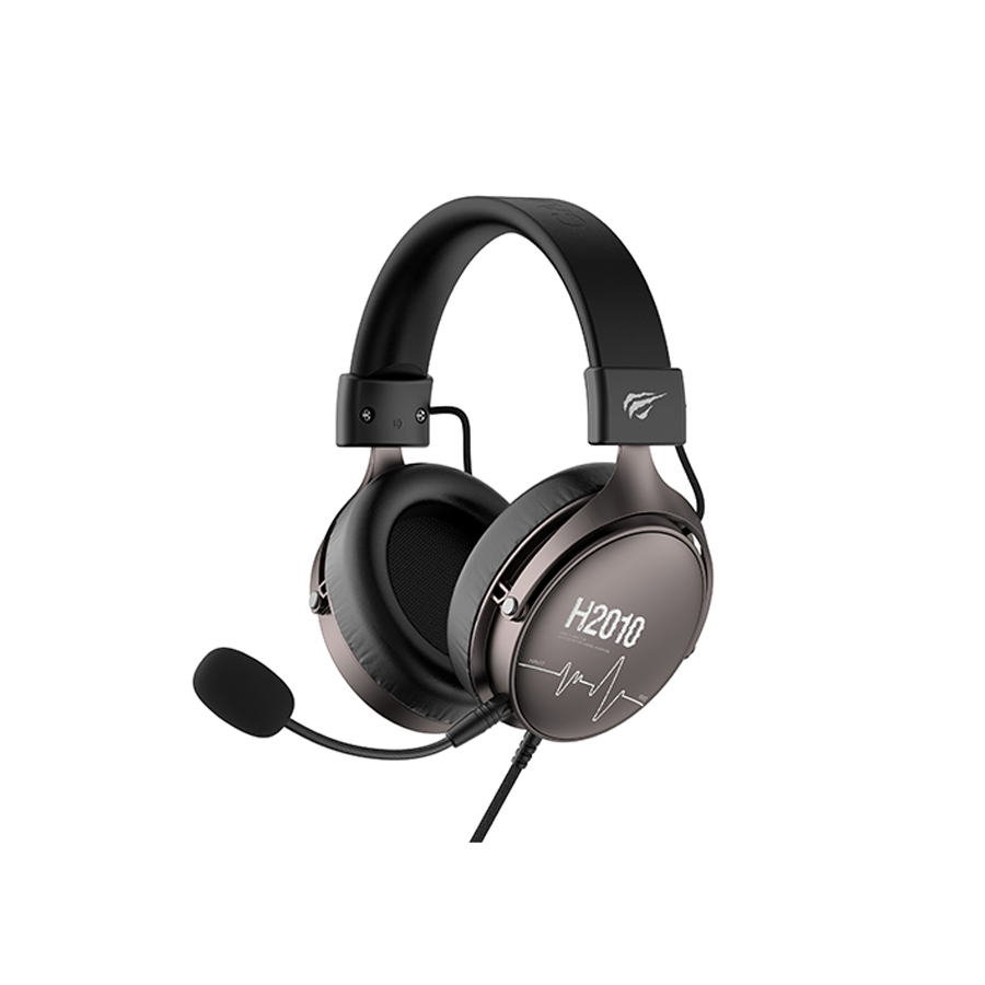 Tai Nghe Gaming Headphone HAVIT H2010D, Driver 50mm, Thiết Kế Khung Thép, Mic Khử Ồn  - Chính Hãng BH 12 Tháng Dizigear