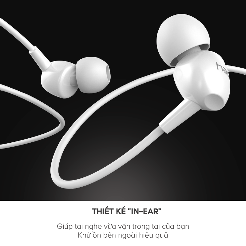 Tai Nghe In-ear HAVIT E48P High-end Dynamic Giảm Ồn, Nút Nhấn Đa Chức Năng, Dây TPE Nhiều Màu Sắc - Chính Hãng Dizigear