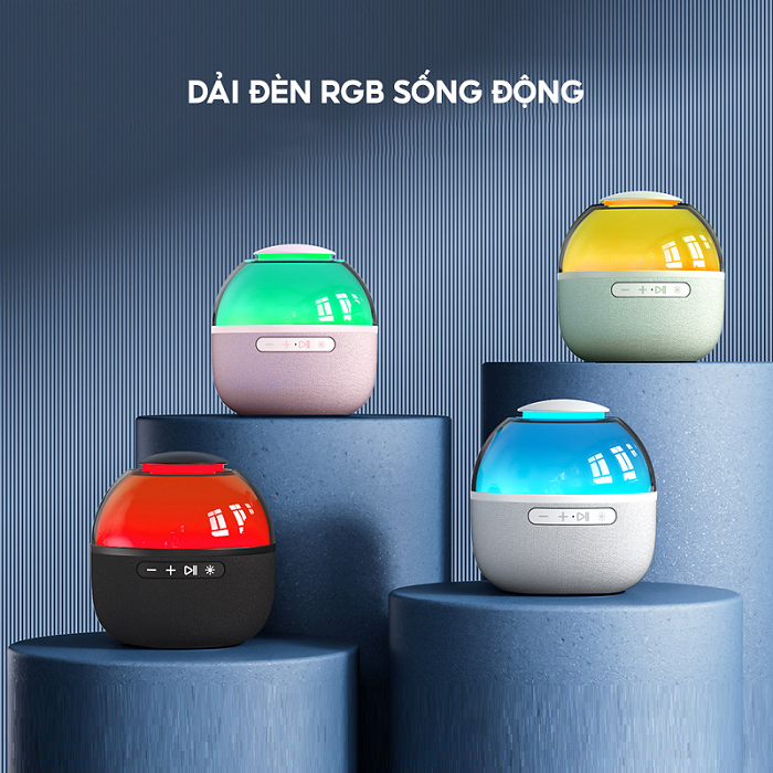 Loa Bluetooth HAVIT SK900BT, BT 5.3, Đèn RGB Công Suất Tối Đa 5W, Thời Gian Nghe Lên Đến 6H - Hàng Chính Hãng