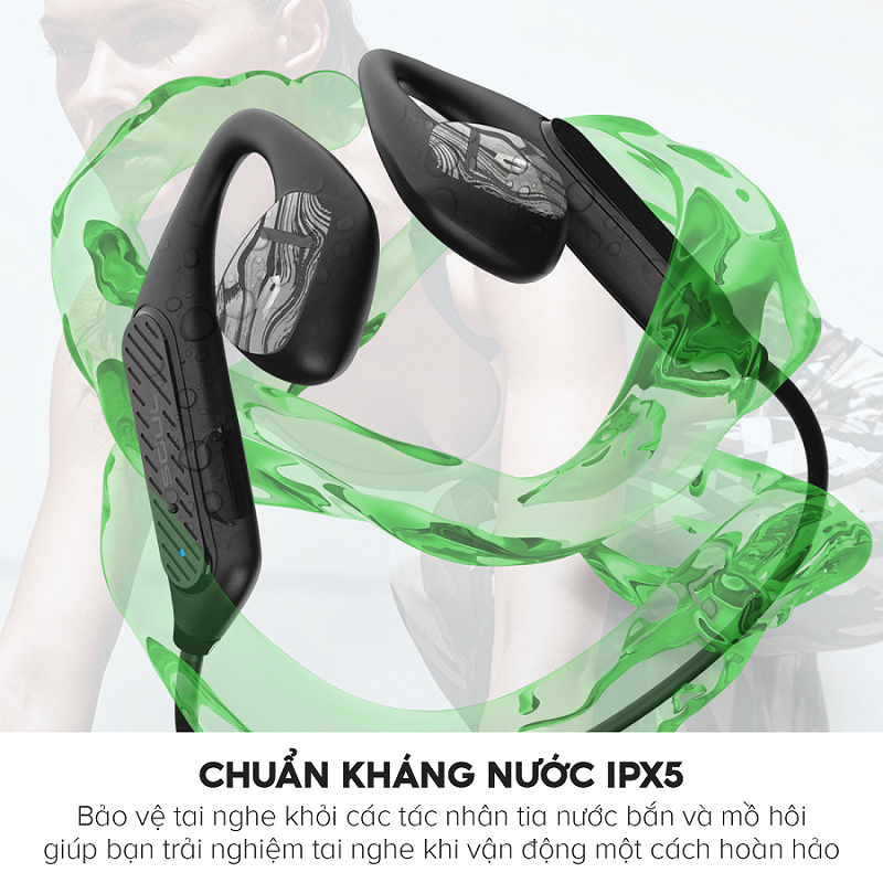 Tai Nghe Dẫn Khí Truyền Âm SOUL Open-ear Plus, BT 5.3, Màng Loa 14.2mm, Kháng IPX5, Nghe Nhạc Đến 7H - Hàng Chính Hãng