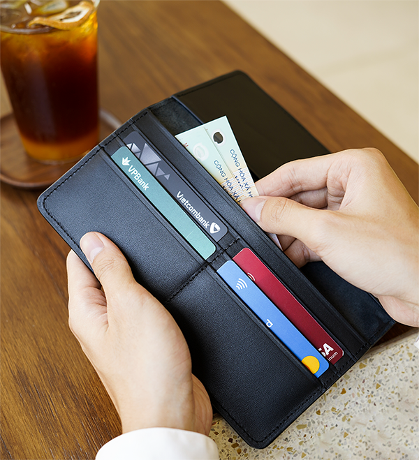 Ví Dài Unisex DEIN® Chất Liệu Da Bò Cao Cấp, Chuẩn Màu Tây Âu LW001 - Hàng Chính Hãng