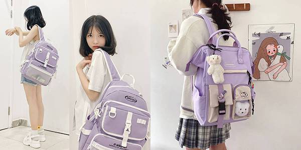 Balo Màu Tím – Mẫu Ba Lô Tím Cao Cấp Đẹp Giá Tốt 2022