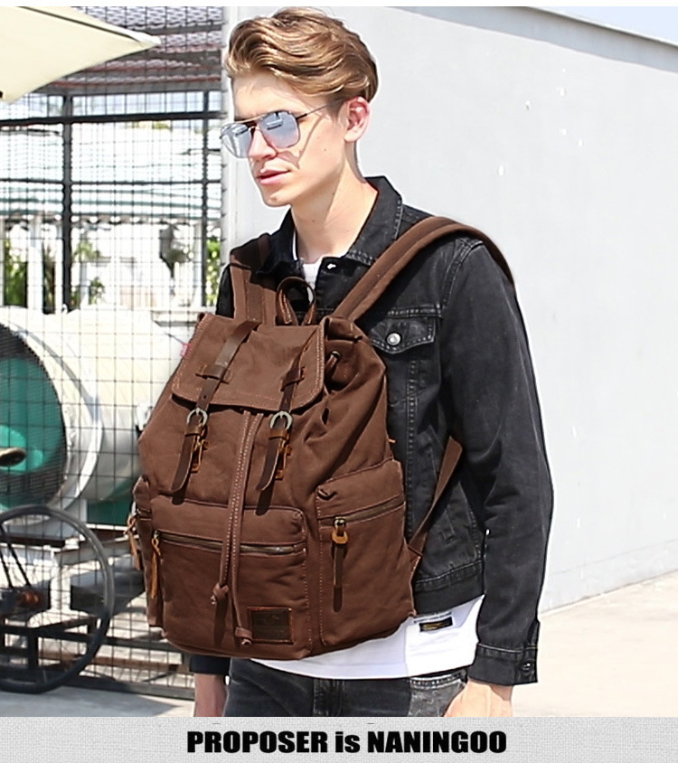 Balo Canvas Vintage Unisex Augur XX GLB1147