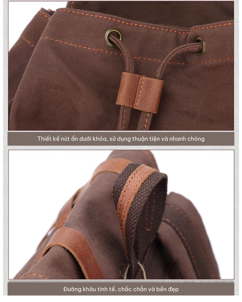 Balo Canvas Vintage Unisex Augur XX GLB1147