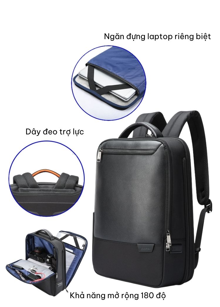 Balo Đựng Laptop Nhỏ Gọn Bopai Boar GLB1131